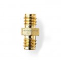 Adapter SMA Female (Reverse Polarity) SMA Female Gold