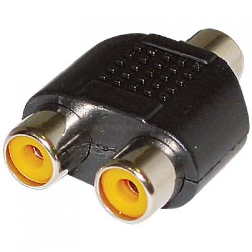 AC-056 ADAPTOR RCA/2xRCA 