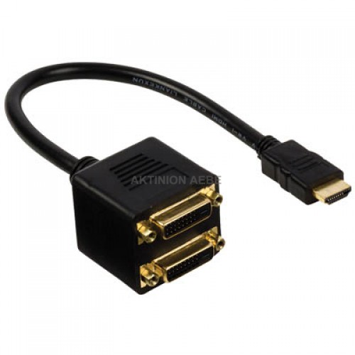 VGCP 34950B Splitter HDMI male>2xDVI-D female 0.2m