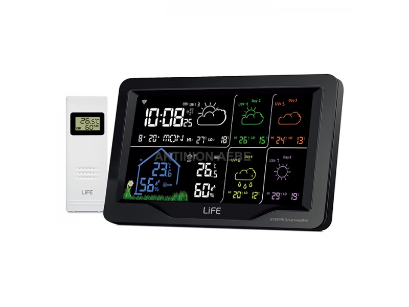 Tuya WiFi Smart LCD Weather Station APP Control Digital Indoor