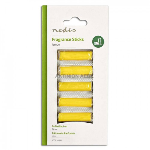 NEDIS VCFS110LEM Αρωματικά sticks για ηλεκτρικές σκούπες με άρωμα λεμονιού