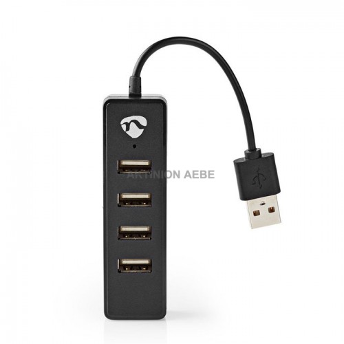 NEDIS UHUBU2420BK USB Hub 4-Port USB 2.0